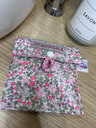 Pochette à savon Fleurs roses