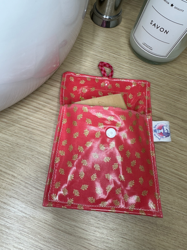 Pochette à savon Dorée
