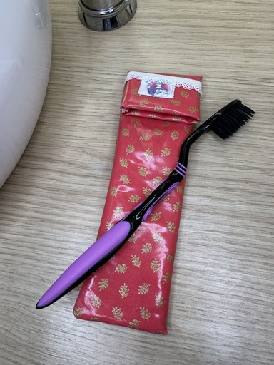 Pochette à brosse à dents Dorée